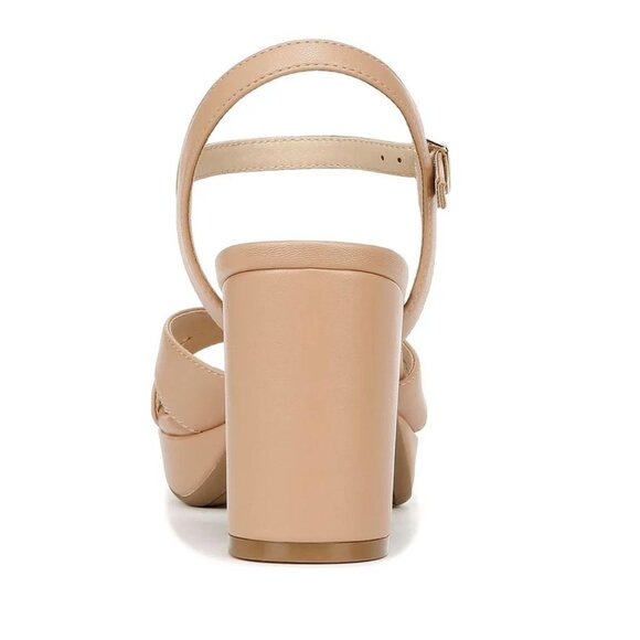 LifeStride Last Dance 4 Ankle Strap Tan Block Heels Women's Size 11W New - Picture 7 of 9